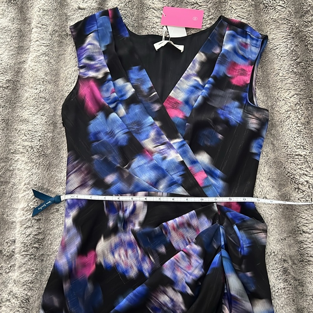 Amanda Uprichard Roma Draped Midi Sheath Dress NWT
